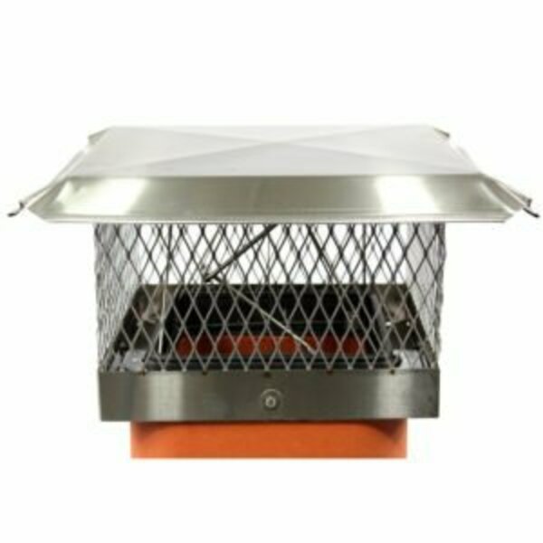 U.S. Fireplace Products Energy Top Plus  - 13" x 18" - Chimney Damper Plus Cap ETP1318